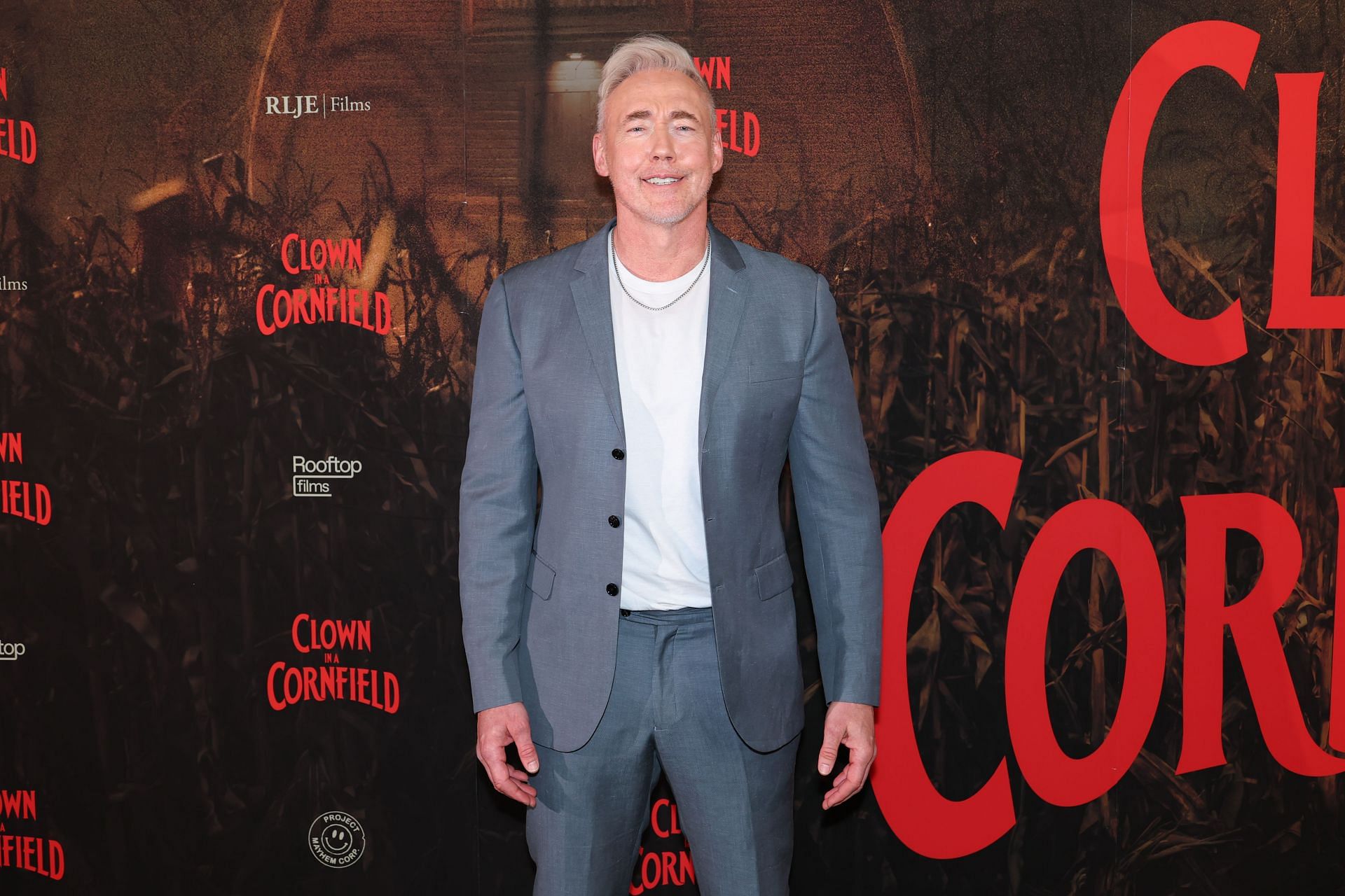 Kevin Durand at Clown In A Cornfield New York Premiere (Source: Getty)